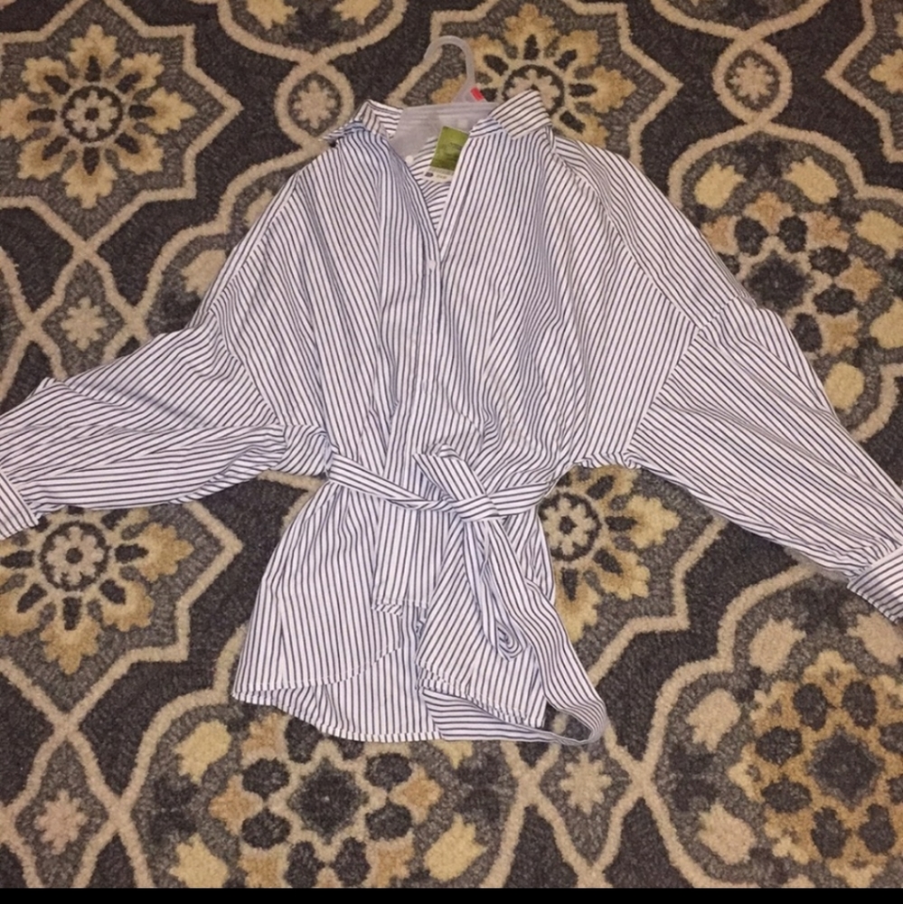 Favlux dolman style top with tie waist